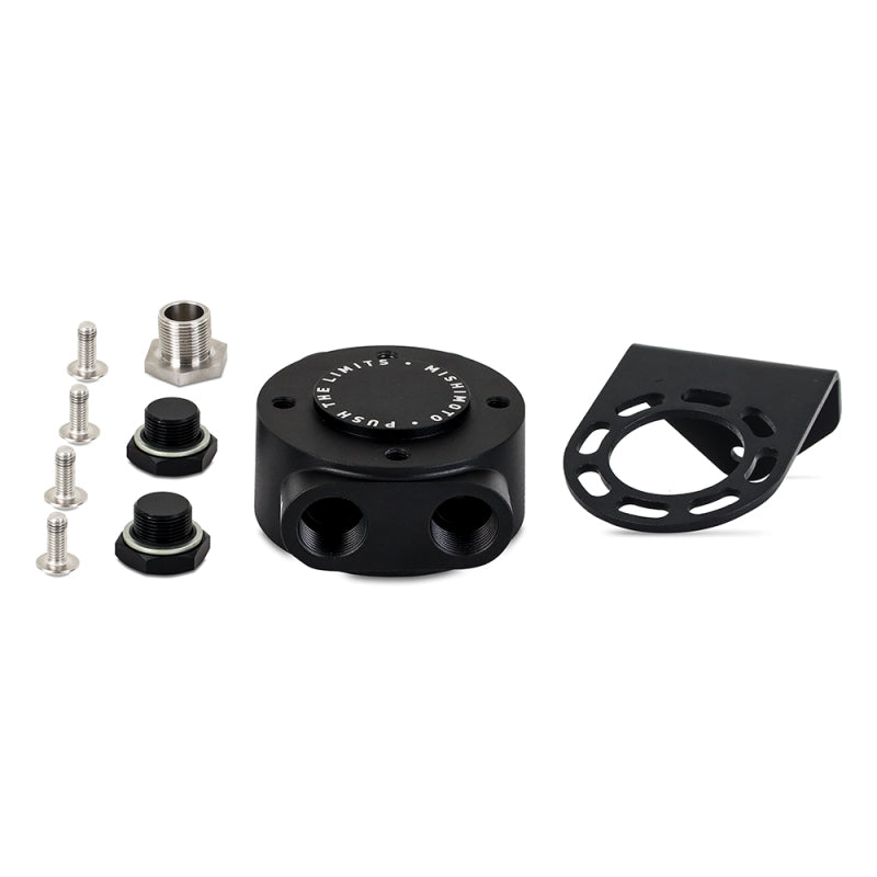 Mishimoto Mishimoto 3/4 - 16 Thread Remote Oil Filter Mount - Black