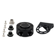 Load image into Gallery viewer, Mishimoto Mishimoto 3/4 - 16 Thread Remote Oil Filter Mount - Black