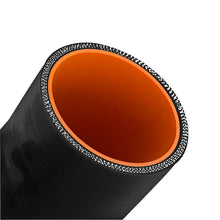 Load image into Gallery viewer, Mishimoto Mishimoto 3.0in Black Silicone Coupler w/ 1/8in NPT Bung
