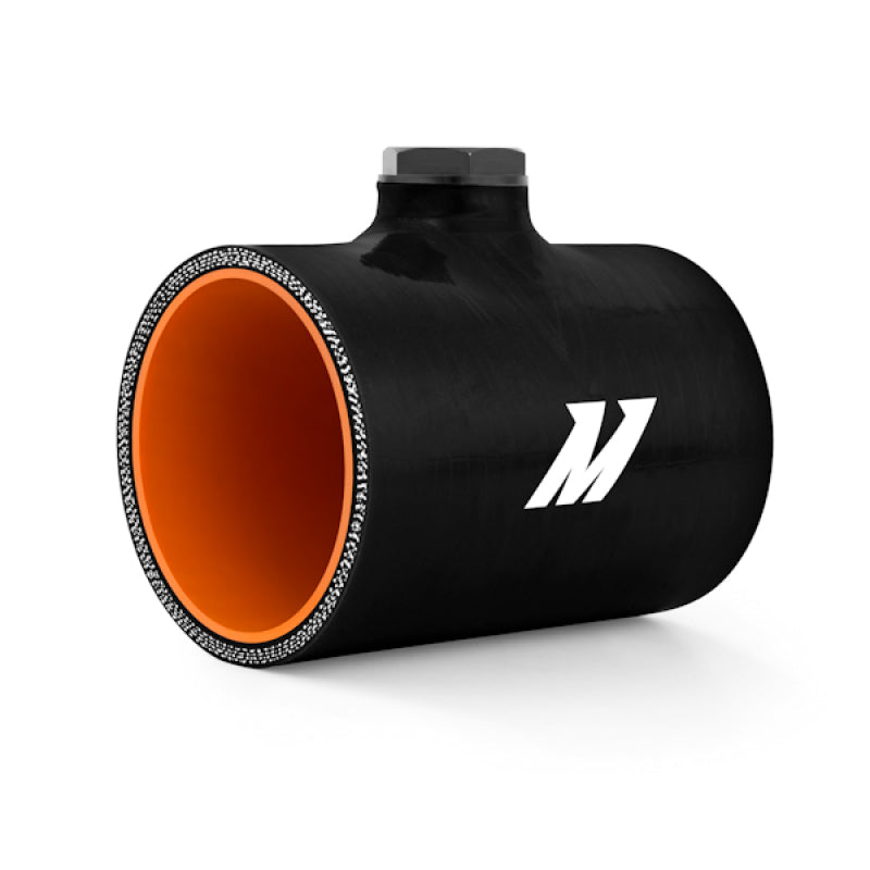Mishimoto Mishimoto 3.0in Black Silicone Coupler w/ 1/8in NPT Bung