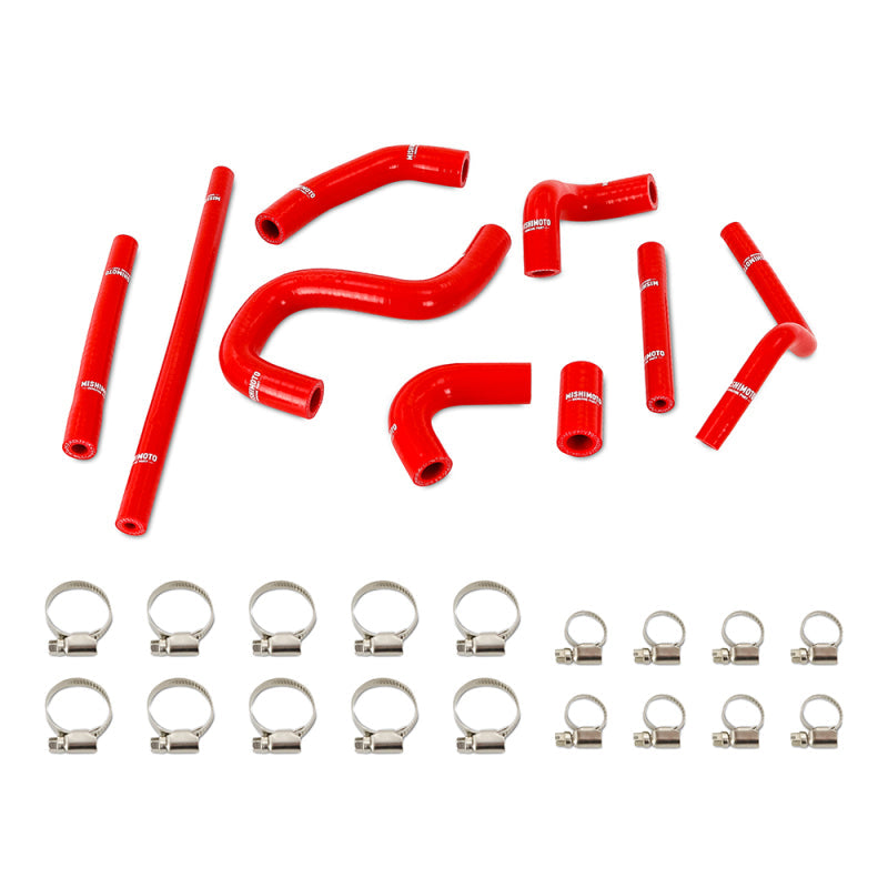Mishimoto Mishimoto 96-02 Toyota 4Runner 3.4L (w/ Rear Heater) Silicone Heater Hose Kit - Red