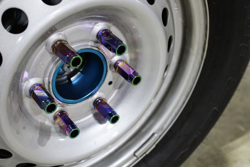 Mishimoto Mishimoto Aluminum Locking Lug Nuts M12x1.5 27pc Set Neo Chrome