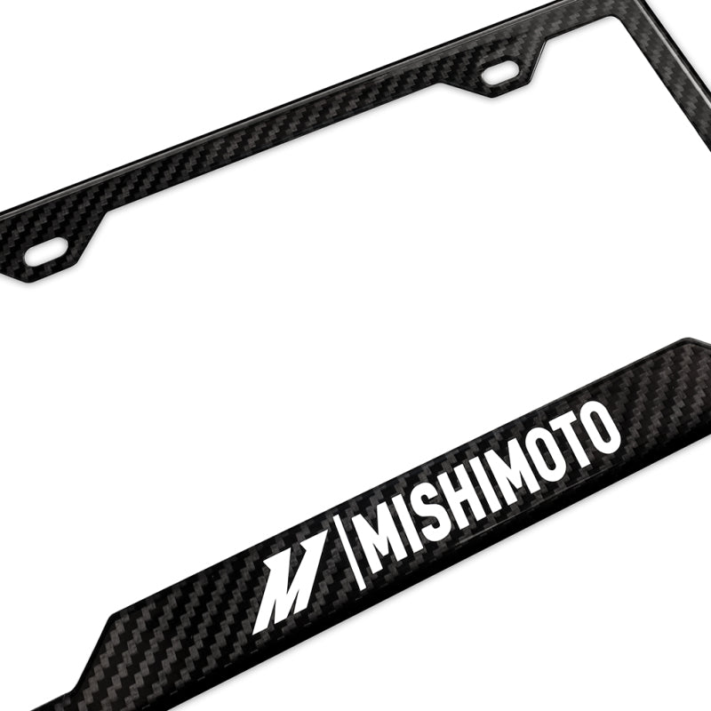 Mishimoto Mishimoto Carbon Fiber License Plate Frame - Gloss