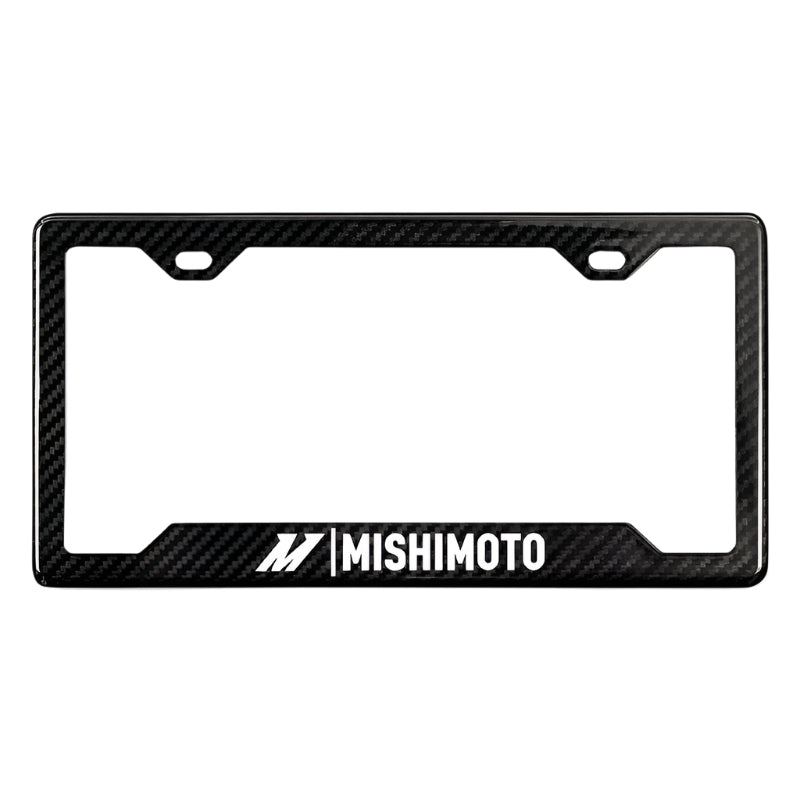 Mishimoto Mishimoto Carbon Fiber License Plate Frame - Gloss