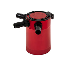 Load image into Gallery viewer, Mishimoto Mishimoto Compact Baffled Oil Catch Can 3-Port - Red