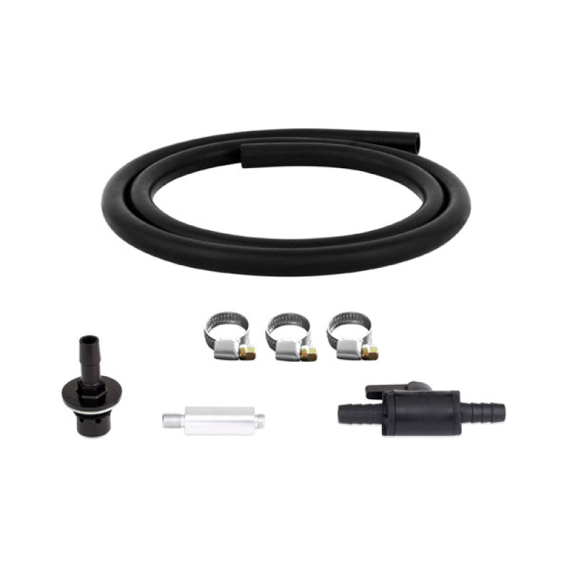 Mishimoto Mishimoto Compact Baffled Oil Catch Can Petcock Drain Kit w/ Metal Drain Fitting