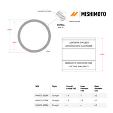 Load image into Gallery viewer, Mishimoto Mishimoto Duracore 3.5in Straight Coupler