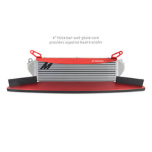Load image into Gallery viewer, Front view of Mishimoto intercooler kit for Toyota GR Corolla with red piping