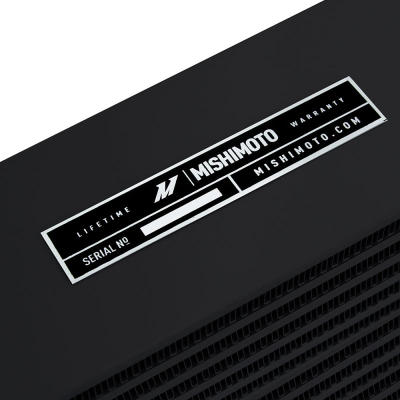 Mishimoto Mishimoto Heavy-Duty Oil Cooler - 17in. Same-Side Outlets - Black