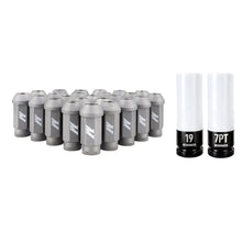Load image into Gallery viewer, Mishimoto steel locking lug nut 24-piece set with 19mm and 7-point sockets