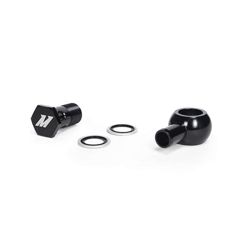 Mishimoto Mishimoto M20 x 5/8 Straight Black Banjo Fitting w/ Bolt