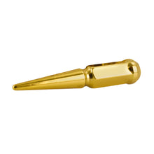 Load image into Gallery viewer, Mishimoto Mishimoto Mishimoto Steel Spiked Lug Nuts M14 x 1.5 24pc Set Gold