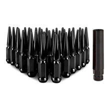 Load image into Gallery viewer, Mishimoto Mishimoto Mishimoto Steel Spiked Lug Nuts M14 x 1.5 32pc Set Black