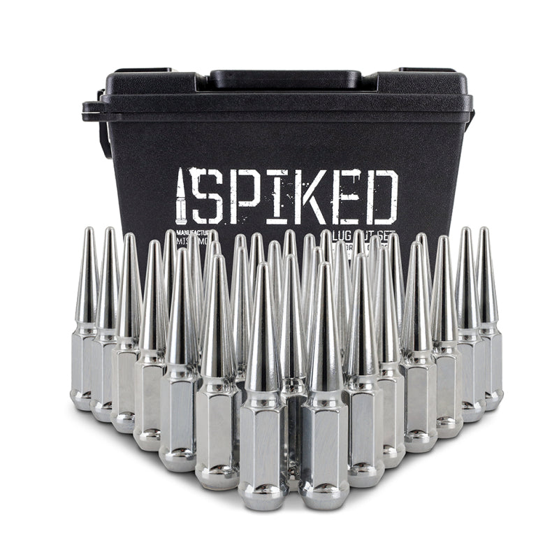 Mishimoto Mishimoto Mishimoto Steel Spiked Lug Nuts M14 x 1.5 32pc Set Chrome