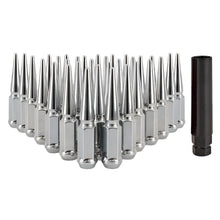 Load image into Gallery viewer, Mishimoto Mishimoto Mishimoto Steel Spiked Lug Nuts M14 x 1.5 32pc Set Chrome