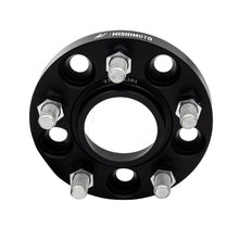 Load image into Gallery viewer, Mishimoto Mishimoto Mishimoto Wheel Spacers 5x114.3 64.1 CB M14x1.5 15mm BK