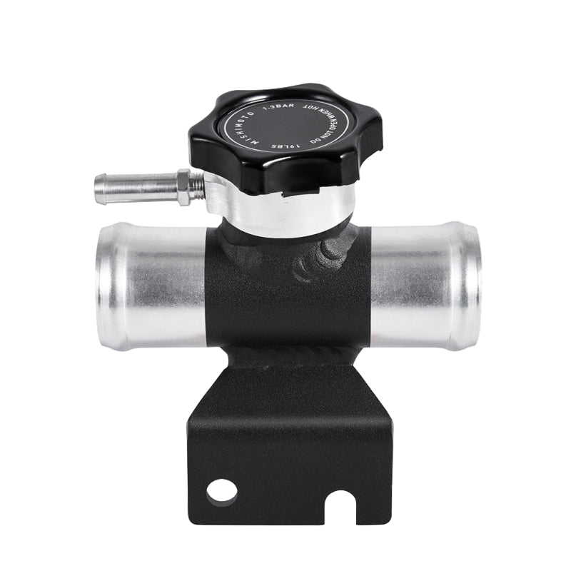 Mishimoto 08-15 Mitsubishi Lancer Evo X Coolant Fill Inlet - Black - Mishimoto MMFN-EVO-BK