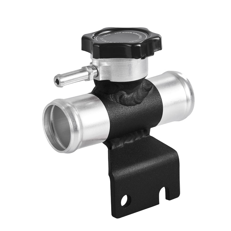 Mishimoto 08-15 Mitsubishi Lancer Evo X Coolant Fill Inlet - Black - Mishimoto MMFN-EVO-BK