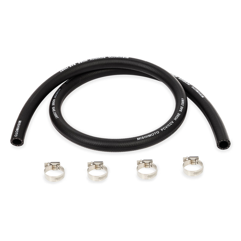 Mishimoto 1.0in x 4in Hose w/ 4 Clamps - Mishimoto MMHOSE-CC10-4