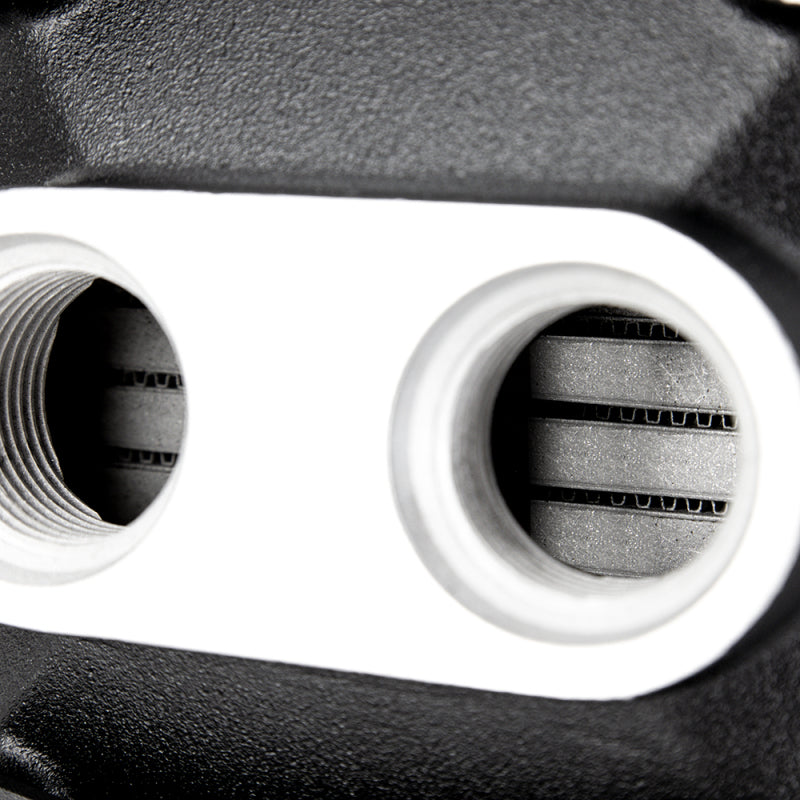 Mishimoto Universal Air-To-Water Intercooler Dual Pass (500hp) - Opposite Side Inlet/Outlet - Mishimoto MMINT-A2W-DPR-1