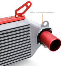 Load image into Gallery viewer, Mishimoto MMINT-GRC-23KSLRD Performance Intercooler Kit 2023 2024 2025 Toyota GR Corolla G16E-GTS Silver Intercooler Red Pipe