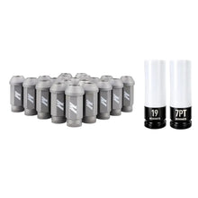 Load image into Gallery viewer, Mishimoto Steel Locking Lug Nuts M14x1.5 20pc Set Silver - Mishimoto MMLG-M14-20LSL