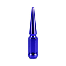 Load image into Gallery viewer, Mishimoto Mishimoto Steel Spiked Lug Nuts M14 x 1.5 24pc Set Blue - Mishimoto MMLG-SP1415-24BL