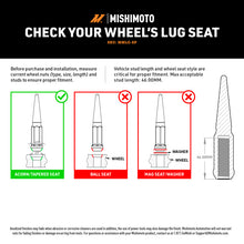 Load image into Gallery viewer, Mishimoto Mishimoto Steel Spiked Lug Nuts M14 x 1.5 24pc Set Blue - Mishimoto MMLG-SP1415-24BL