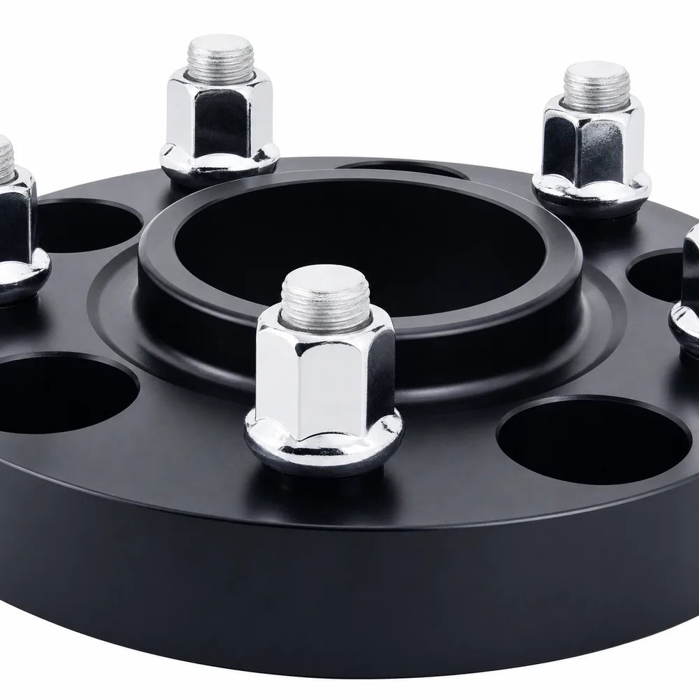 Mishimoto Wheel Spacers - 5x120 - 67.1 - 15 - M14 - Black - Mishimoto MMWS-010-150BK