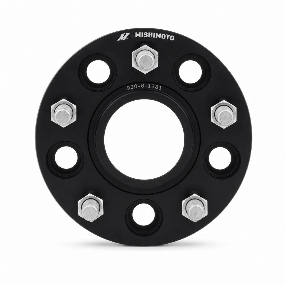 Mishimoto Wheel Spacers - 5x120 - 67.1 - 15 - M14 - Black - Mishimoto MMWS-010-150BK
