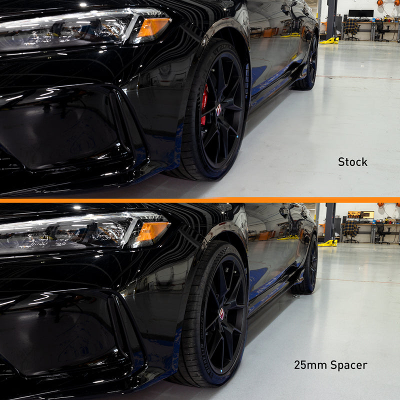 Mishimoto Wheel Spacers - 5x120 - 64.1 CB - M14 x1.5 - 15mm - BK - Mishimoto MMWS-013-150BK
