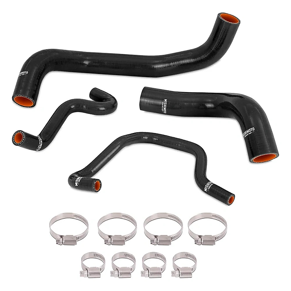 Mishimoto MMHOSE-Q50-16BK black hose kit with clamps