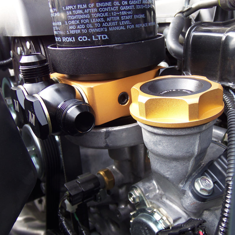 Mishimoto Mishimoto Oil Sandwich Plate w/ Rear-Mounted Thermostat