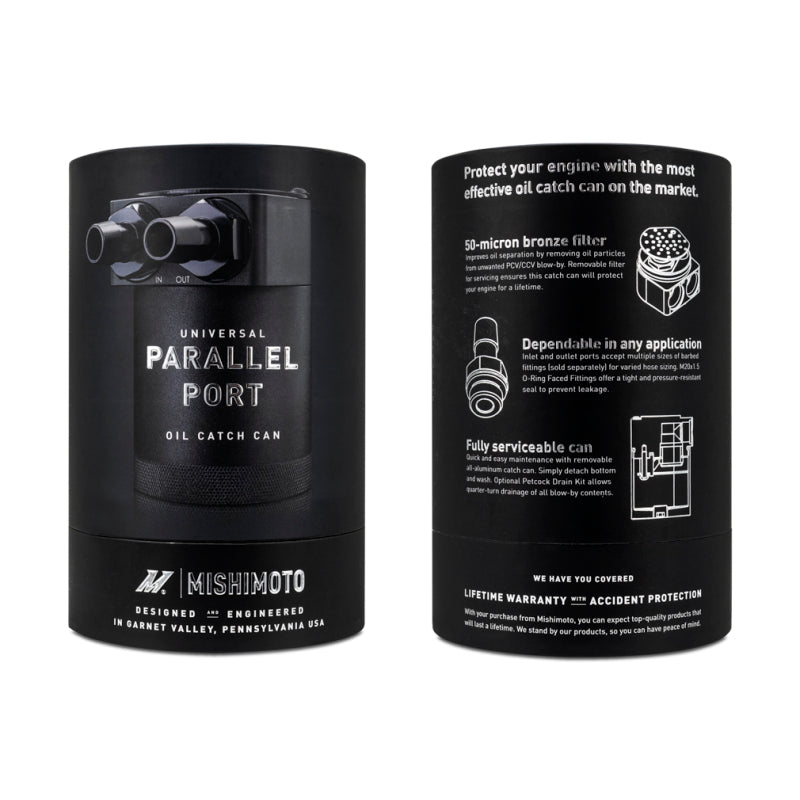Mishimoto Mishimoto Parallel Port Universal Baffled Oil Catch Can