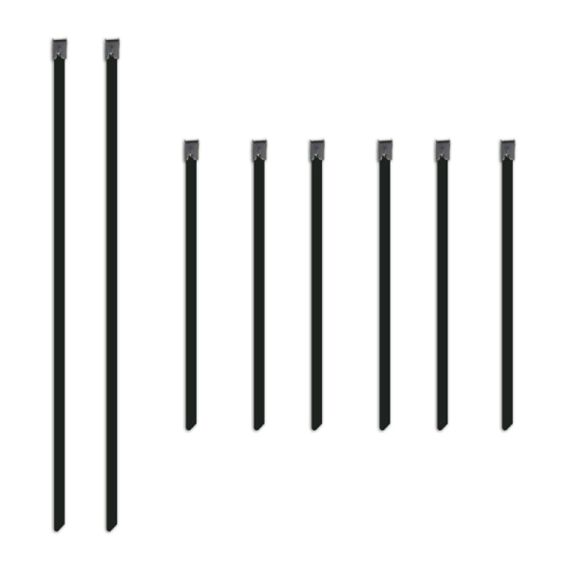 Mishimoto Mishimoto Set of Six 6in & Two 14in Stainless Steel Locking Ties