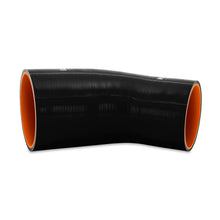 Load image into Gallery viewer, Mishimoto Mishimoto Silicone Reducer Coupler 45 Degree 3.5in to 4in - Black