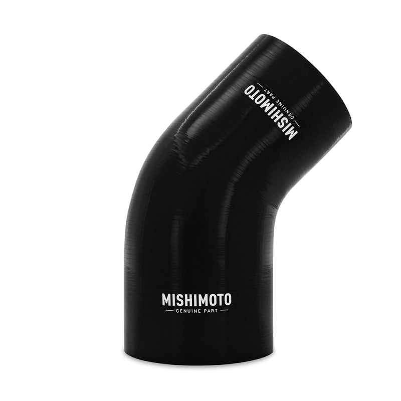 Mishimoto Mishimoto Silicone Reducer Coupler 45 Degree 3in to 3.75in - Black