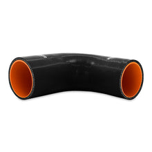 Load image into Gallery viewer, Mishimoto Mishimoto Silicone Reducer Coupler 90 Degree 2in to 2.5in - Black