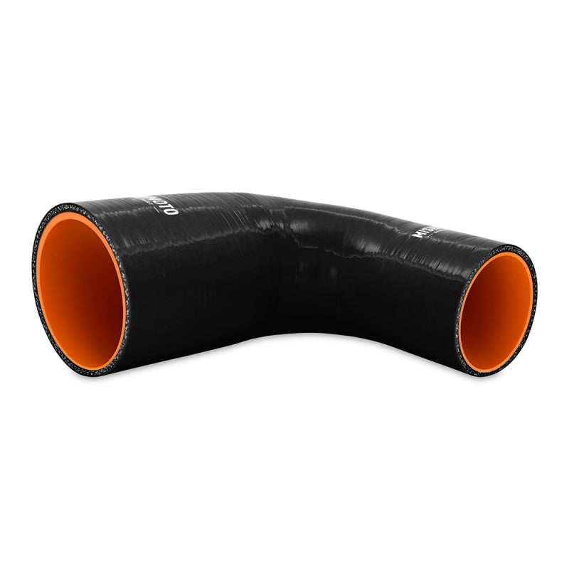 Mishimoto Mishimoto Silicone Reducer Coupler 90 Degree 3in to 3.5in - Black