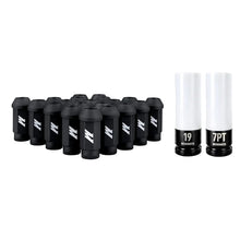 Load image into Gallery viewer, Mishimoto Mishimoto Steel Locking Lug Nuts M14x1.5 20pc Set Black