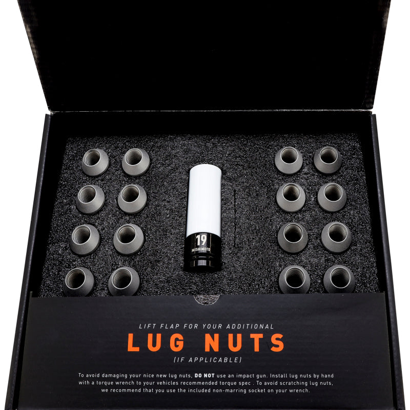 Mishimoto Mishimoto Steel Locking Lug Nuts M14x1.5 20pc Set Silver