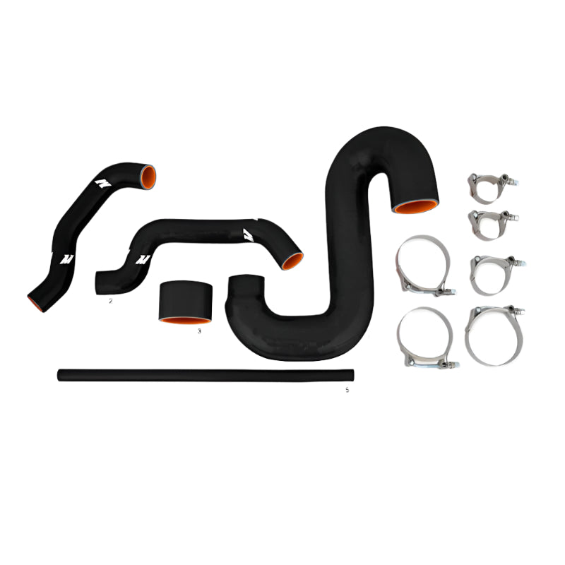 Mishimoto Mishimoto Subaru 02-07 WRX/04-07 STi Top-Mount Intercooler Kit - Powder Coated Black & Black Hoses