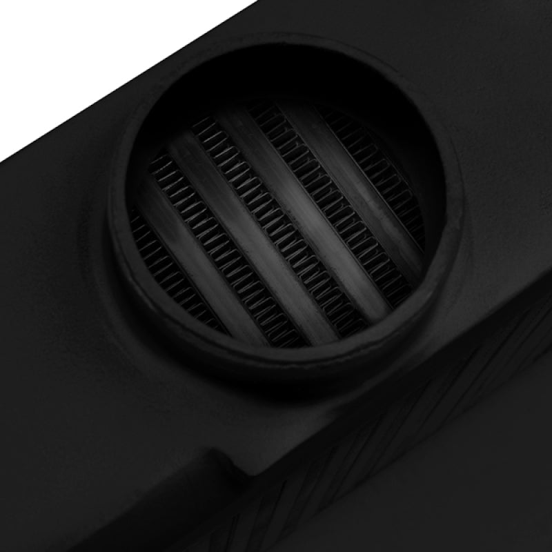 Mishimoto Subaru 02-07 WRX/04-07 STi Top-Mount Intercooler Kit - Powder Coated Black & Red Hoses - Black Ops Auto Works