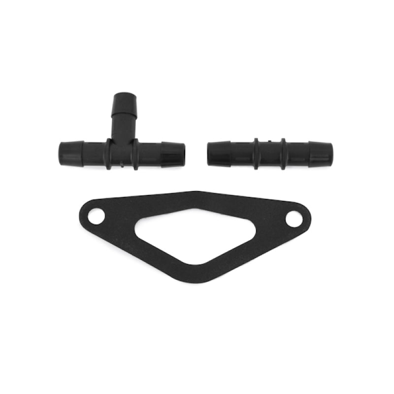 Mishimoto Subaru 02-07 WRX/04-07 STi Top-Mount Intercooler Kit - Powder Coated Black & Red Hoses - Black Ops Auto Works