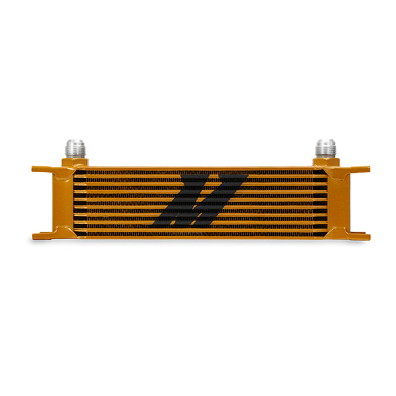 Mishimoto Mishimoto Universal 10 Row Oil Cooler - Gold
