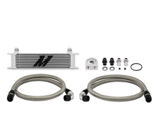 Load image into Gallery viewer, Mishimoto Mishimoto Universal 10 Row Oil Cooler Kit (Metal Braided Lines)