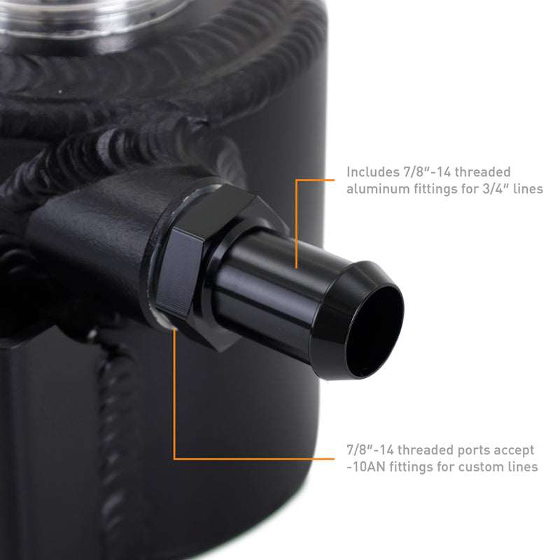 Mishimoto Mishimoto Universal Aluminum Coolant Expansion Tank - Black