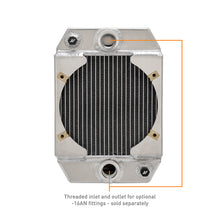 Load image into Gallery viewer, Mishimoto Mishimoto Universal Drag Race Performance Aluminum Radiator - Natural