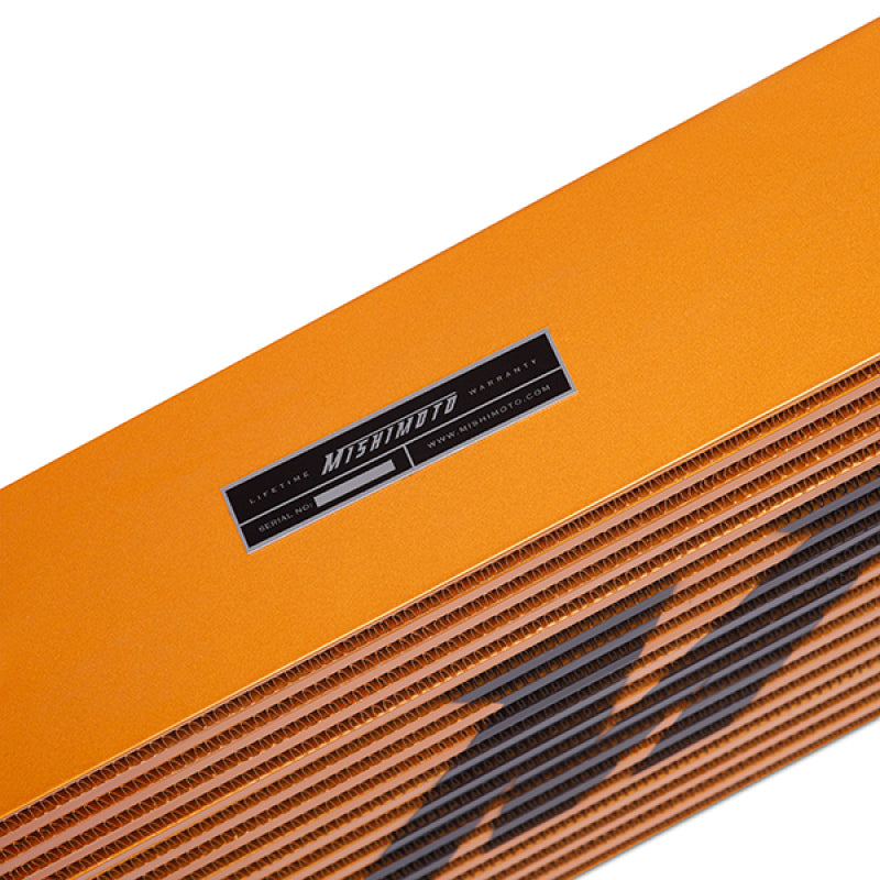 Mishimoto Mishimoto Universal Gold R Line Intercooler Overall Size: 31x12x4 Core Size: 24x12x4 Inlet / Outlet