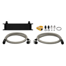 Load image into Gallery viewer, Mishimoto Mishimoto Universal Thermostatic 10 Row Oil Cooler Kit - Black
